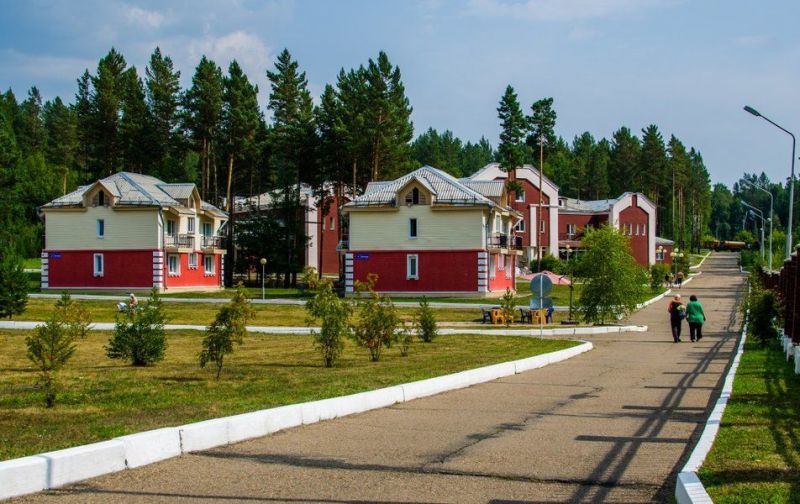 Территория санатория