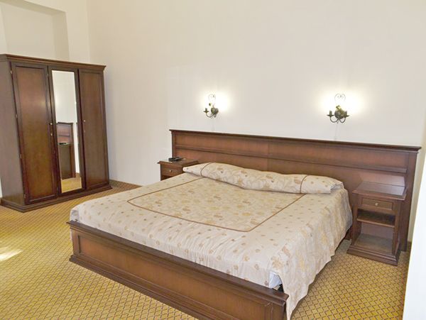 Люкс Suit 2-местный (в корпусе Б №1,3,6,8,11 двуспальная кровать)