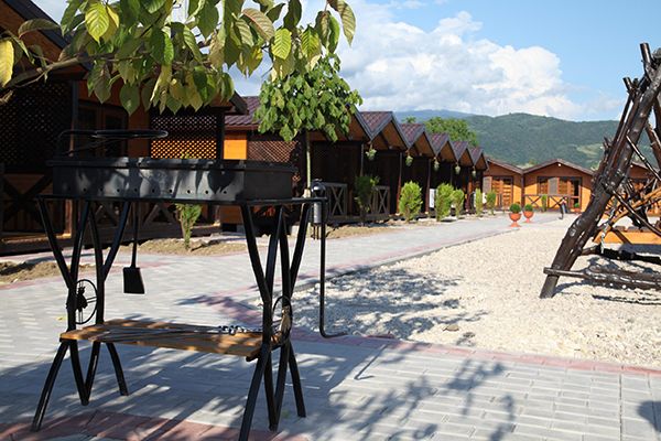 Мангал на территории