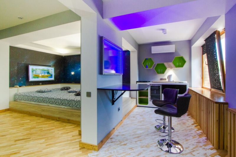 Deluxe 2-местный 1-комнатный