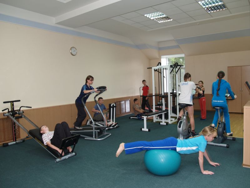 Лечение. Зал ЛФК.