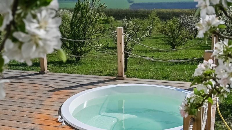 Купель на террассе