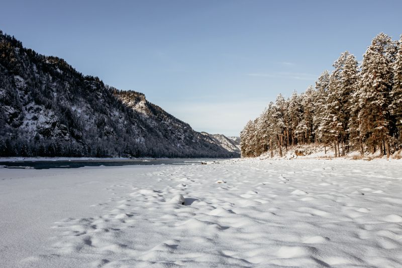 Чепош парк. Зима