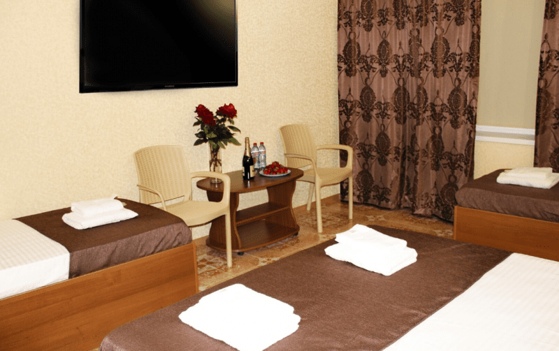 Люкс 4-местный 1-комнатный