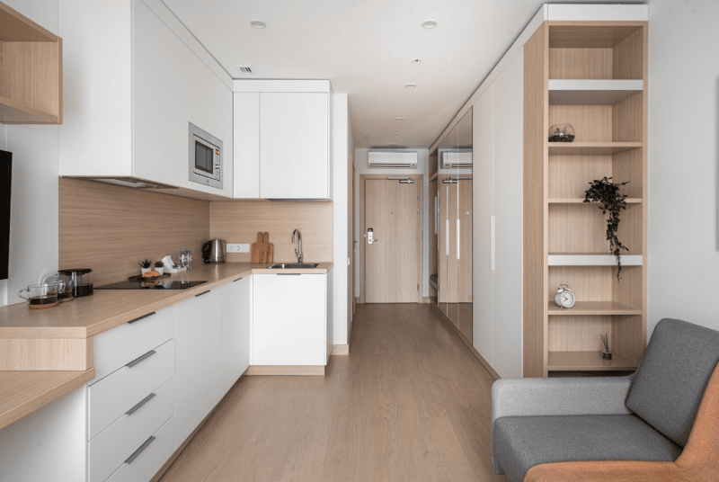 Студио 1-местный 1-комнатный