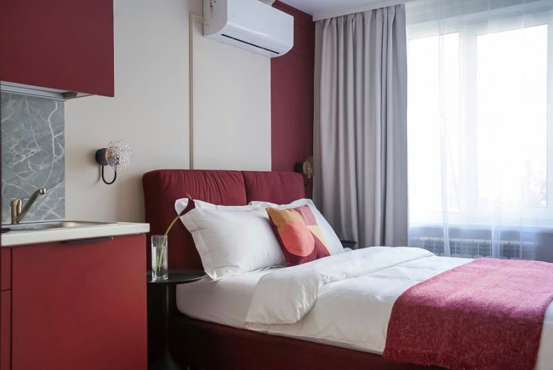 Студио 2-местный (Бордовый)