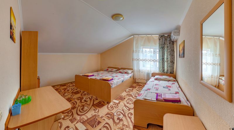 Эконом 3-местный 1-комнатный (без удобств)