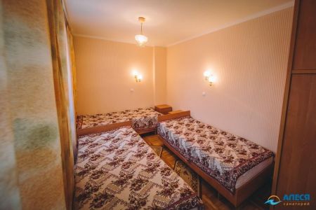 3-местный 1-комнатный &quot;Трипл&quot; (3,4,5 корпус, площадь номера 22,9 кв.м.)