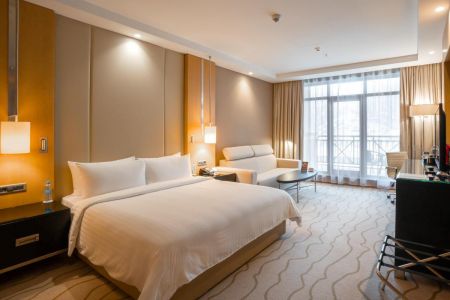 Делюкс с видом на горы с одной двуспальной кроватью