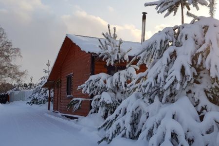 Коттедж студия с сауной и терассой №1