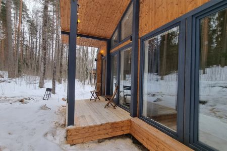 Дома с видом на лес с 2-мя спальнями