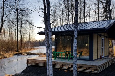 Дома на берегу Вуоксы