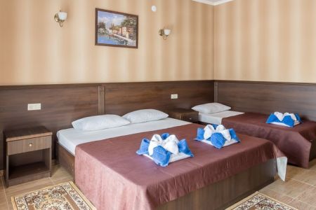 Делюкс 2-местный (2 доп. места, Бетон)