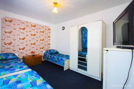 Эконом 3+1 с односпальными кроватями