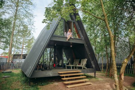 Правдинское озеро A-frame Red