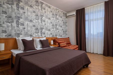 Стандарт Четырехместный с террассой и видом на реку