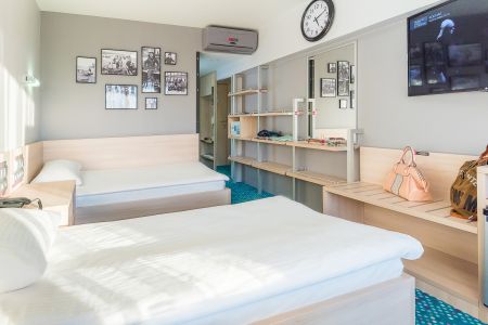 Стандартный улучшенный 2-местный с двумя односпальными кроватями и террасой Green Park