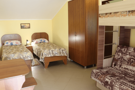 Семейный 4-местный 2-комнатный