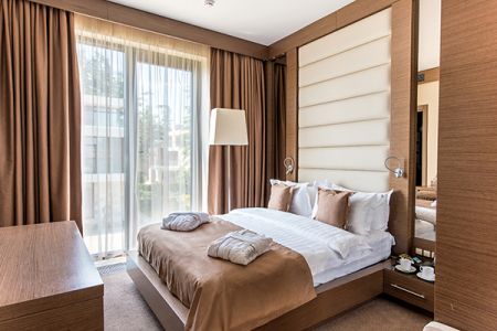 Семейный 4 местный 2 комнатный вид на сад