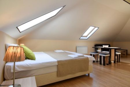 Апартаменты 3-местная  студия (мансарда)