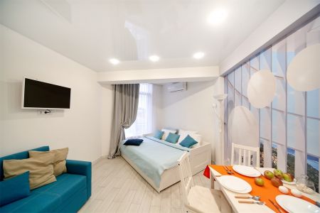 Апартаменты Standard 2-местный 1-комнатный (вид на бассейн)