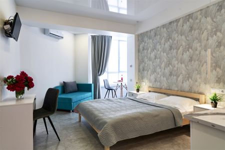 Апартаменты Standard Плюс 2-местный 1-комнатный (вид на бассейн)