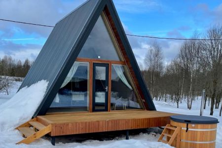 Дом 2-местный A-Frame "Малина"