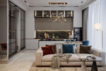 Апартаменты 2-местный 1-комнатный Люкс 43 этаж , 55 кв, ЖК «Neva Towers»