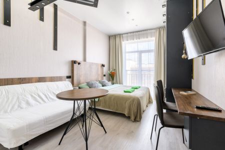 Студия 4-местная Black&White №3 (22 эт)