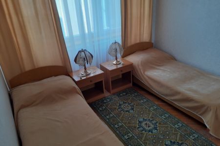 Стандарт 2-местный 2-комнатный без балкона с ванной №101 (1 этаж) Север корпус 1