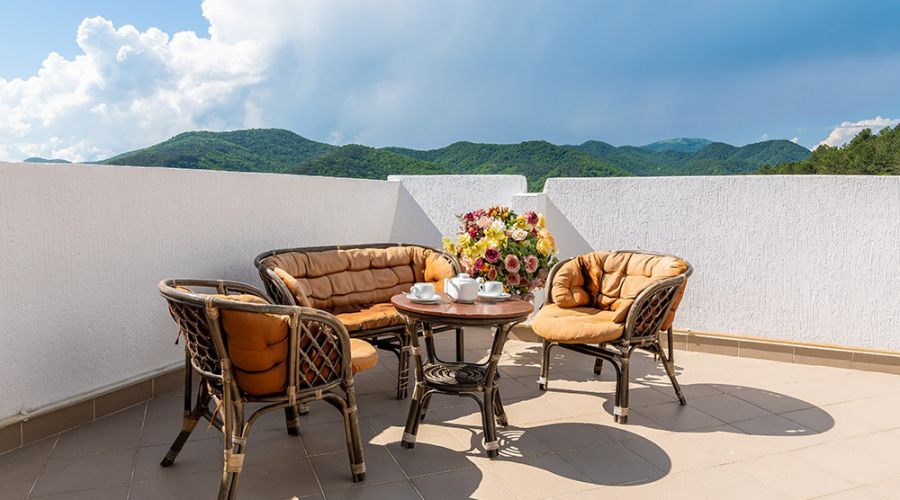 Улучшенный 2-местный 2-комнатный с террасой корпус 1