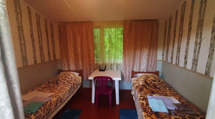 Эконом 2-местный 1-комнатный с удобствами на блок (Летний домик) (Эк)