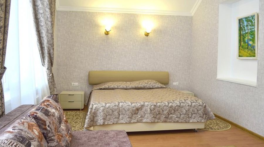 Люкс 1-местный 1-комнатный (коттедж 1) без балкона, 2 этаж