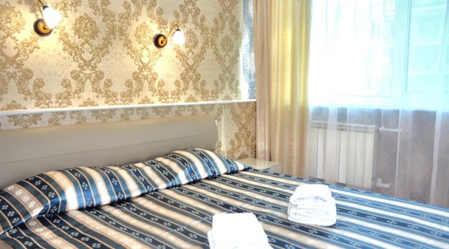 Люкс 1-местный 2-комнатный (коттедж 3) без балкона, 1-2 этаж