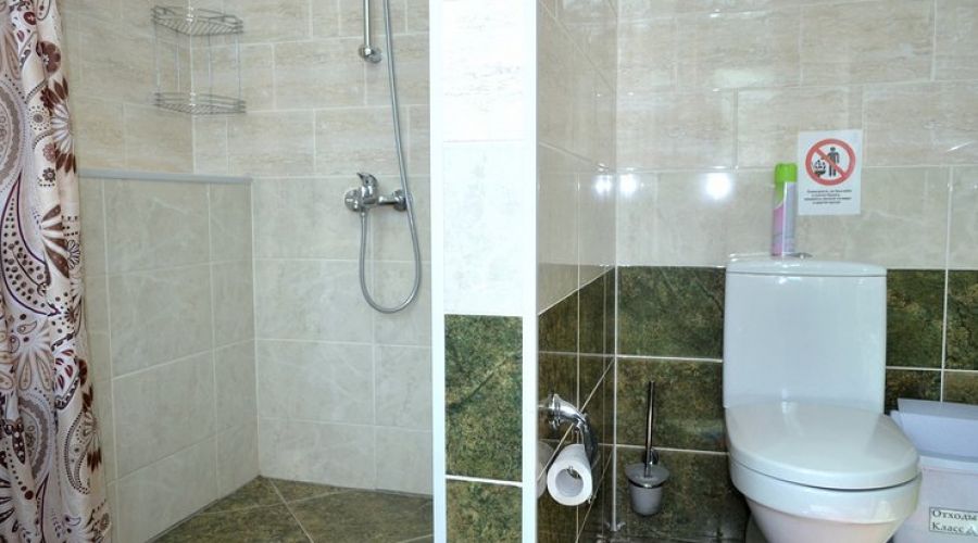 Люкс 1-местный 2-комнатный (коттедж 3) без балкона, 1-2 этаж