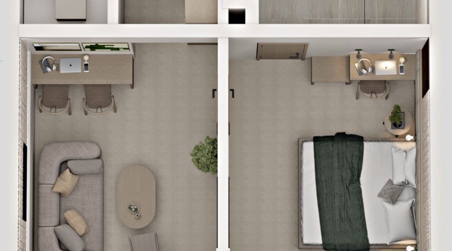 Делюкс 2-местный 2-комнатный