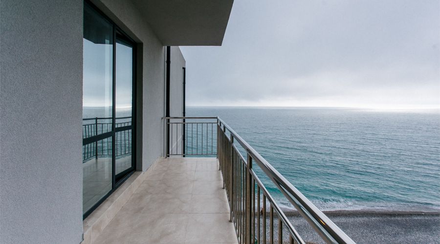 Комфорт Комфорт TWIN с видом на море и балконом