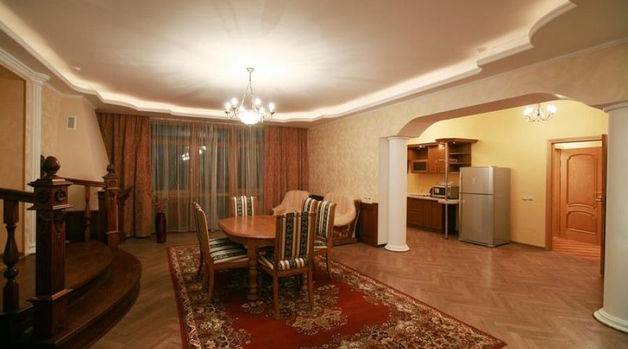 Двухуровневые апартаменты с сауной