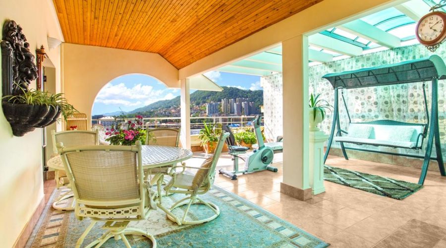 Апартамент трехкомнатный двухместный с кухней (основная территория)