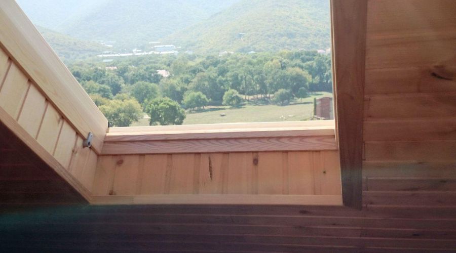 Двухместный номер в деревянном коттедже (2 этаж)