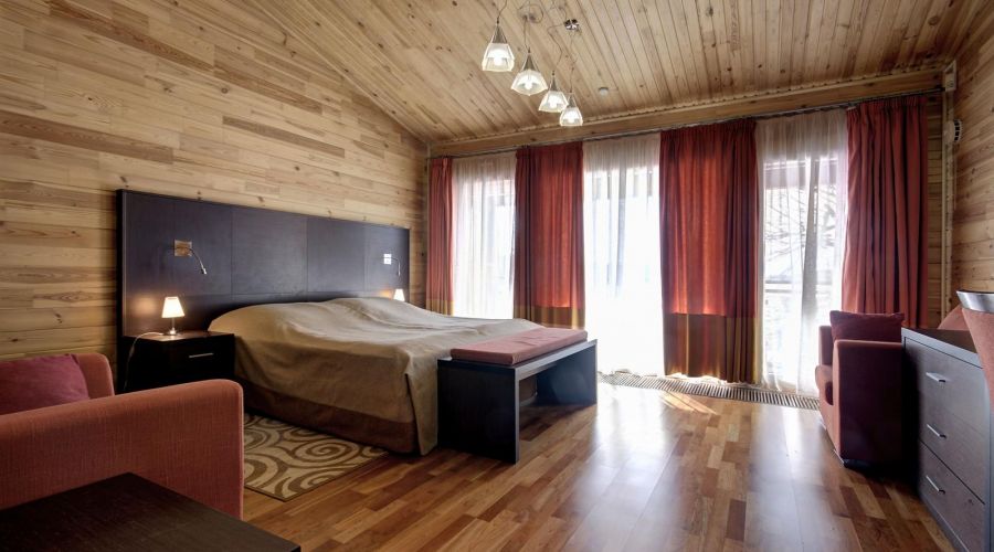 Коттедж №6 - Трехкомнатный двухместный номер улучшенный