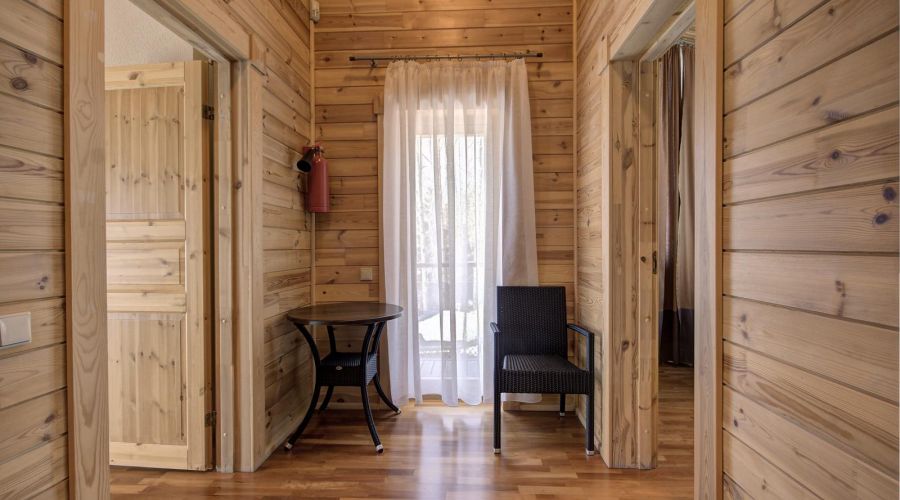 Коттедж №6 - Трехкомнатный двухместный номер улучшенный