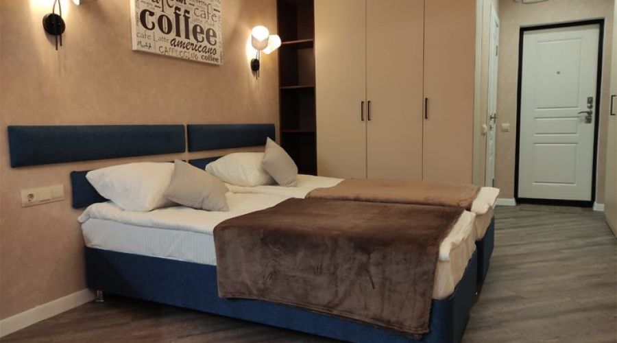 Полулюкс Кофейный 2-местный 1-комнатный