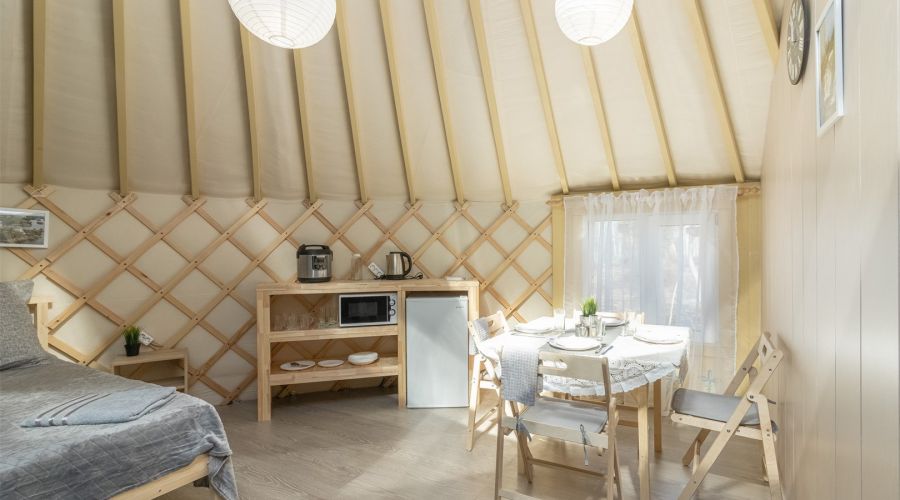 Полулюкс юрта серая