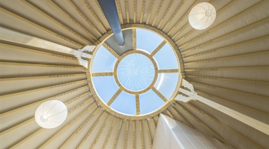 Полулюкс юрта серая