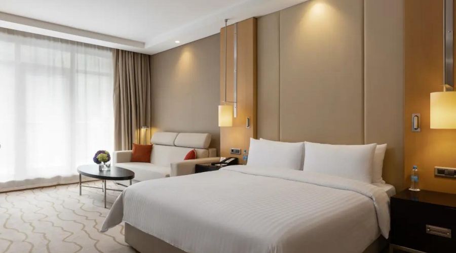 Делюкс с одной двуспальной кроватью