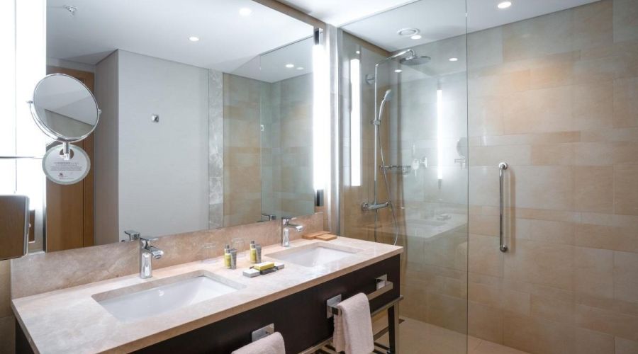 Делюкс с видом на горы с двумя раздельными кроватями