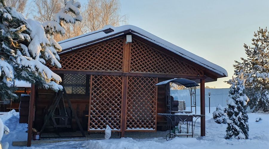 Коттедж с сауной и терассой №4