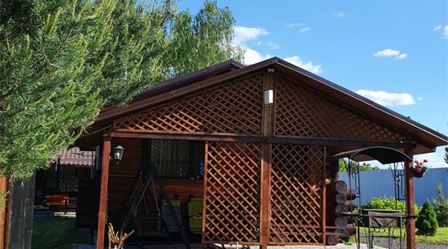 Коттедж с сауной и терассой №4