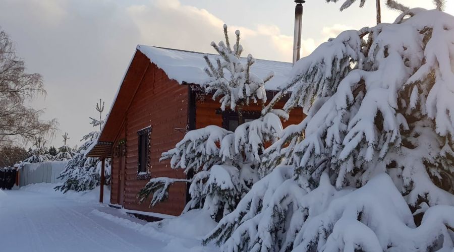 Коттедж студия с сауной и терассой №1